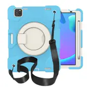 Nevenka iPad Case For iPad Pro 11/Air 4 with 360 Swivel Stand-Sky Blue