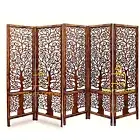 Wooden Room Partitions Room Dividers Screen Separator 5 Panels P2