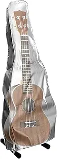 Guitar Dust Cover, Water-Resistant Bass Protector Cloth, Sunproof Zippered Cover for Most String Instruments, Sturdy and Lightweight, 17.13x5x42.76 Inches