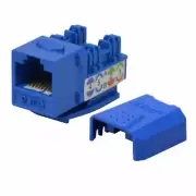 CAT6 Blue Network Ethernet 110 Punchdown 8P8C Keystone Jack (50/pack)