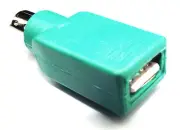 From OZ Quality 1PC USB 2.0 Female To PS/2 Male Changer Adapter Connector +F.P!