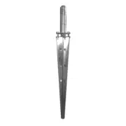 Pylex Ground Spike for 1-7/8"-Dia Posts Galvanized Durable Zinc Plated Coating