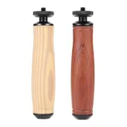 Camera Grip Stabilizer Handgrip Sponge/Wooden Handle with 4-inch Screw Thread