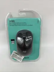 Logitech M185 Wireless Mouse 2.4 GHz with USB Receiver 1000 DPI - Black