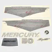 Mercury Boat Outboard Decals 8M0071112 | 50HP 4 CYL Bigfoot Sticker (Kit)