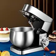 Household Stand Mixers 5L, 1200W, with 3 Mixing Heads, 6-Speed Speed Regulation, for Baking, Butter, Cakes and Cookies