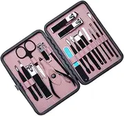 Beavorty Stainless Steel Manicure Supplies Piece Nail Grooming Kit Precision Clippers for Toenails and Fingernails