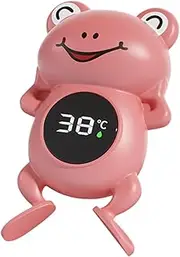 Baby Bath Thermometer | Rechargeable Water Thermometer | Waterproof Bathtub Thermometer | Baby Bath Water Temperature Tester for Daily Family Use and Travel