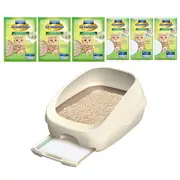 Ezi Lockodour Dual Layer Odour Control Cat Litter System Bundle Kit