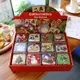 馬口鐵小方盒子圣誕禮品盒包裝盒糖果盒鐵盒餅干盒烘焙套裝12個居家物語 全館免運