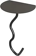 VOWHGHMV Round Bistro Table Bar Table,Wall Mounted Desk, Round Pub Table, Round Wall Mounted Bar Table, Kitchen Dining Table for Living Room,Black