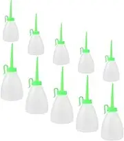 GRADENEVE 10pcs Pointed Nozzle Oil Bottle Multi-use Liquid Oil Containers for Sewing Machines Leak Kettle for Solvents and Light Oils for Precision Dispensing