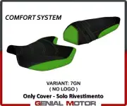 Seat saddle cover Amatrice 2 Comfort Green(GN)T.I.for KAWASAKI Z 1000 2007>2019