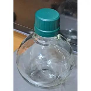 ＜玻璃瓶＞ 燈泡型玻璃瓶（附瓶蓋）