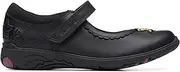 [Clarks] Relda Sea Kid Leather Shoes in Black