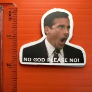 Michael Scott “No God Please No” The Office Sticker Decal