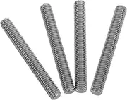 Anneome 4pcs Stainless Steel Threaded Rods Full Thread Rods for Heavy Duty Fastening