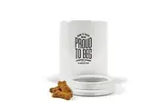 Fred: Howligans Ceramic Treat Jar - Ain't Too Proud To Beg - White