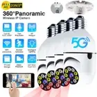 4 Pcs E27 Bulb Camera WiFi Indoor Video Surveillance 1080P Home Security Monitor