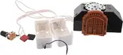 Zerodeko Retro Mute Wall Clock Silent Movement Mechanism Part No Hook Replacement Pendulum Wall Clock Movement