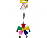 Avi One Bird Toy Acrylic Plum Blossom with Bell Balls