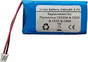Premium Replacement Battery For PLANTRONICS CS520A CS50 CS50-USB CS55 CS60 CS65 64327-01 64399-01 65358-01 Wireless Headsets