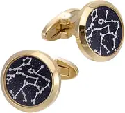 [JYHLSHBA] Cufflinks For Men 2 Pairs Of Starry Sky Constellation Diagram French Cufflinks Men'S French Shirt Cufflinks