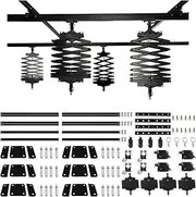 3.0M x 3.0M Photography Pantograph Studio Ceiling Rail System, Studio Lighting Support Rail System with 43-200cm Lifting Pantograph Photography Ceiling Light Stand Ceiling Rail Kit (3.0×3.0M-B)