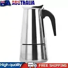 Stainless Steel Filter Mocha Coffee Pot Moka Italian Coffee Maker (200ml) #AU
