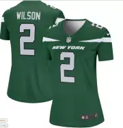 Nike Women''s New York Jets #2 Zach Wilson Gotham Green Size L Jersey
