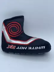 Odyssey White Hot RX Red Stitch Blade Headcover Putter Red/Black New