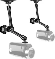 2 Pack Articulating Magic Arm Wall Mount Holder Stand Compatible with CCTV POV C