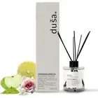 Duša Lemongrass-Scented Reed Diffuser & Sticks - Elevate Space with 5 Fl Oz o...