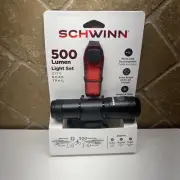 SCHWINN 500 LUMEN LIGHT SET BICYCLE BIKE PARTS New!