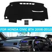 Car Dashboard Mat Cover Pad Anti-Slip Protector For Honda Civic 2006-2010 RHD