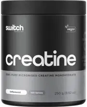 Switch Nutrition Creatine 100% Pure Micronized Monohydrate Unflavoured 250g