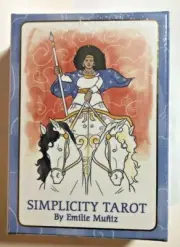 Simplicity Tarot ~ Emilie Muniz ~ Beginners Easy Tarot Card Deck + Guidebook New