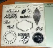 CTMH S1510 TWINKLE ~ Ornaments, DECEMBER 25, String of Lights, Merry Everything