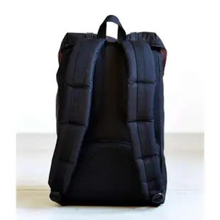 【Herschel】Little America 大型 黑色 橡膠帶 磁扣 筆電夾層 旅行 大容量 帆布 背包 後背包