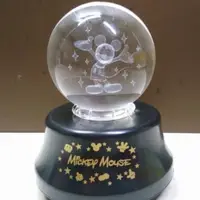 在飛比找蝦皮購物優惠-🍎〔正版日貨〕日本Disney｜音樂盒．雷射雕刻水晶球｜米奇