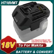 Battery Adapter For Hitachi 18V Battery Convert to For Makita 18V Power Tools