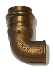 Viega Propress 79545, Elbow 90 deg.,1" x 1/2" NPT