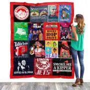 Red Dwarf Blanket, Red Dwarf TV Series Fleece, Sherpa Blanket All Seasons