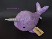 AURORA WORLD DESTINATION NATION SIGNATURE COLLECTION PURPLE NARWHAL 14" PLUSH