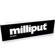 Milliput Black Two Part Self Hardening Epoxy Putty 4oz