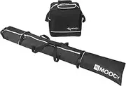 [MOPHOEXII] Ski and Boot Bag Combo for Air Travel Unpadded | Store Transport Skis Up to 80 Inch and Boots Up to Size 13 | Boots, Clothes and Accessories- for Men, Women and Youth