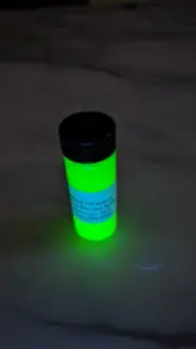 Fluorescent Yellow Chartreuse Glow In The Dark Paint with many more in the store