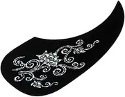 ERINGOGO Acoustic Guitar Pickguard Scratch Plate Replacement Lightweight Protective Plate for Acoustic Guitar Easy Installation Scratch Design Pattern
