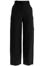 [KHAITE] KHAITE wide leg pants 4 Black