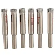 3X(6 Pcs 8mm Diamond Core Drill Bits Ceramic Tile Glass Hole Saw U4R1)1922